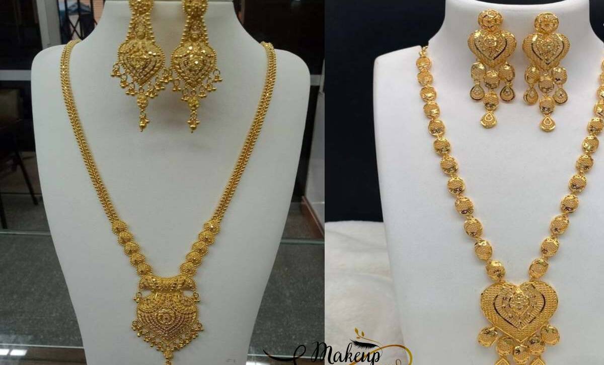 Modern Light Weight Gold Necklace Designs