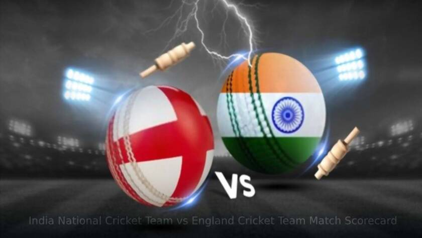 india national cricket team vs england cricket team match scorecard