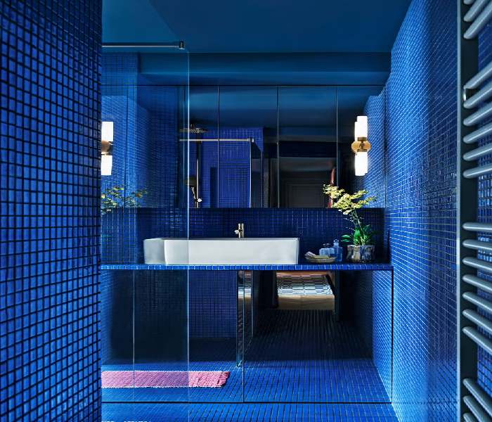 Blue Bathroom