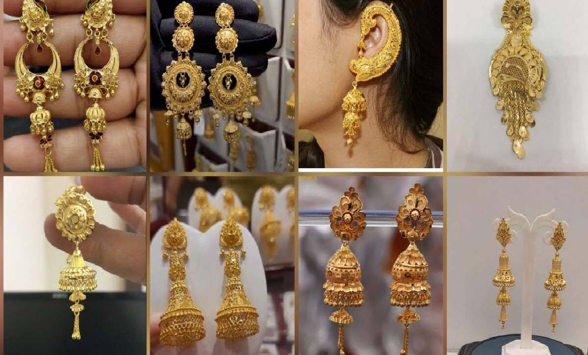 Latest Gold Jhumka Designs 2020